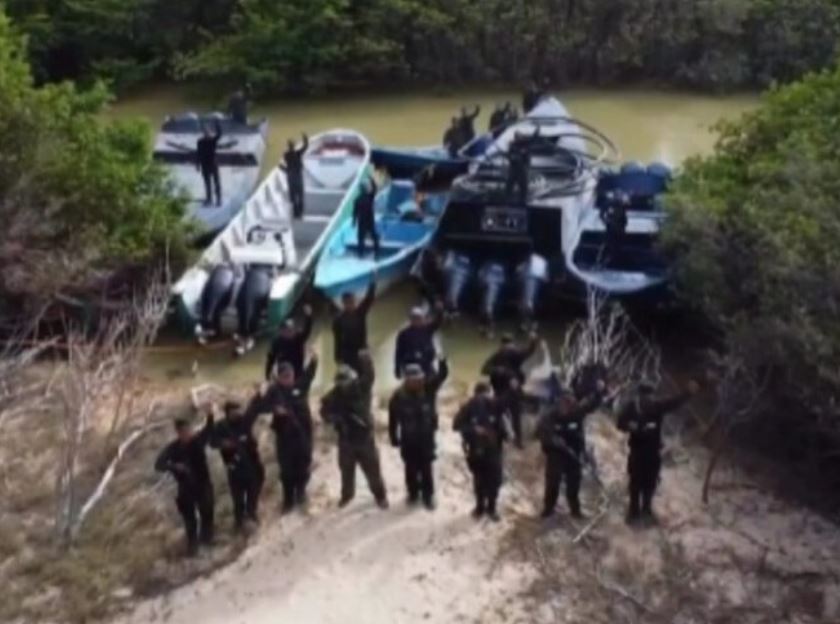 Encontraron ocho lanchas dedicadas al narcotráfico en la Guajira venezolana