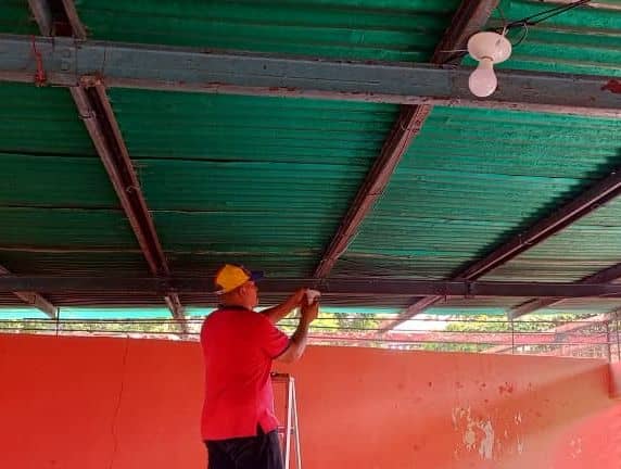 Realizan jornada eléctrica en el liceo Alejandrina Zapata de Capriata