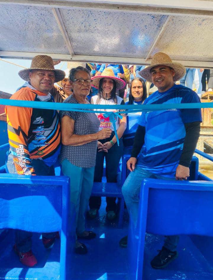 Alcalde de Perdernales Anderson Osuna inaugura primer transporte fluvial estratégico hacia Tucupita