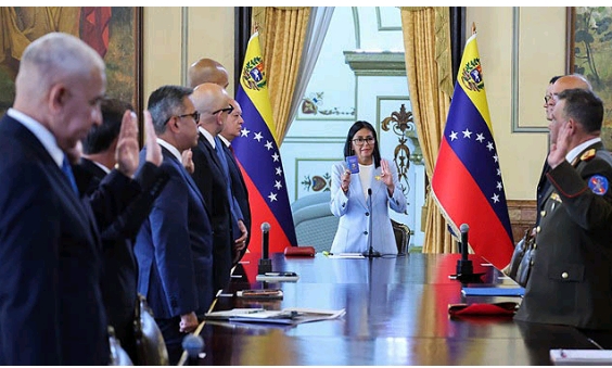 Delcy Rodríguez juramentó  nuevos ministros de su gabinete