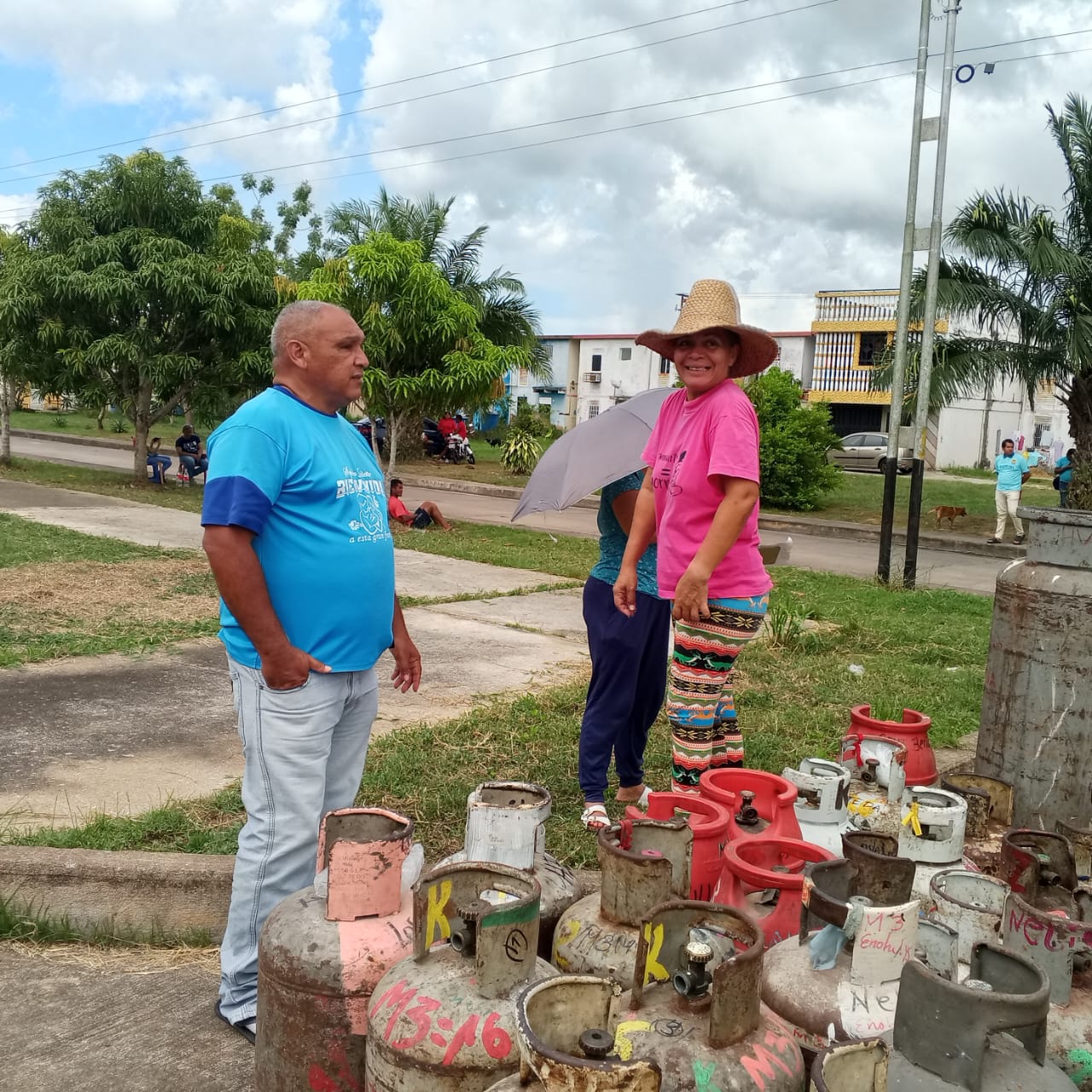 Gas en Villa Caribe por operativo comunitario (+ fotos)