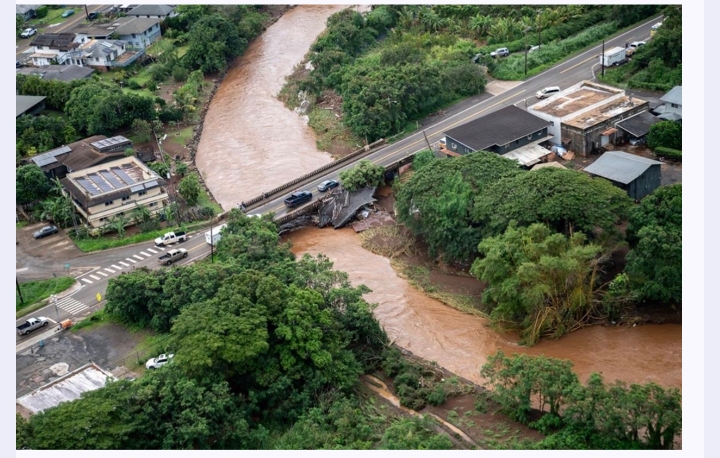 Lala deja daños millonarios en Hawái: viviendas destruidas, puentes afectados y comunidades aisladas