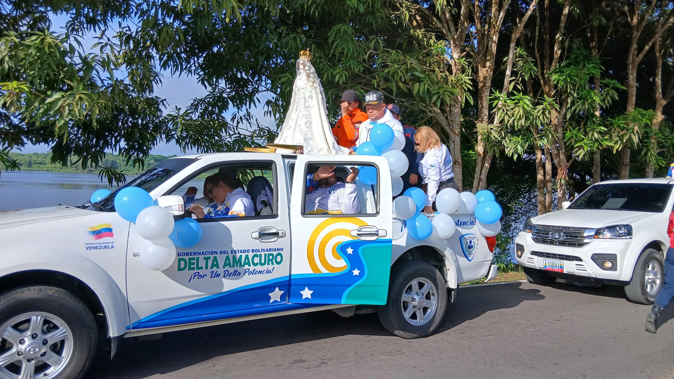Con caravana y búsqueda de la Vírgen del Valle comenzó septiembre en Tucupita