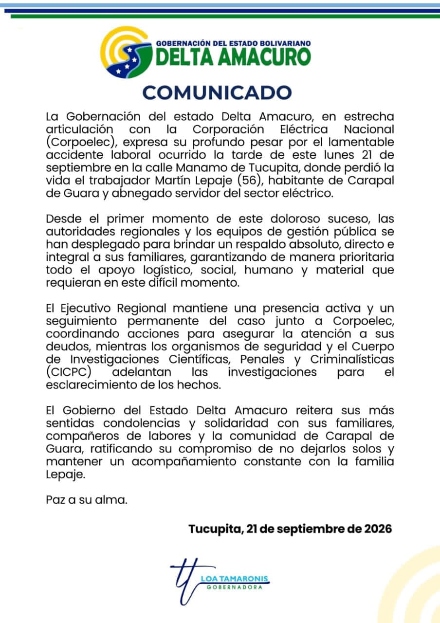 COMUNICADO