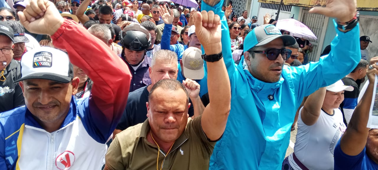 Marcha en apoyo a Delcy Rodríguez se realizó este miércoles