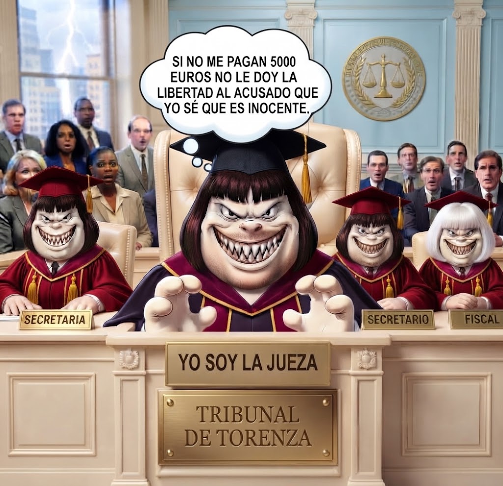 La justicia convertida en puta de alcoba