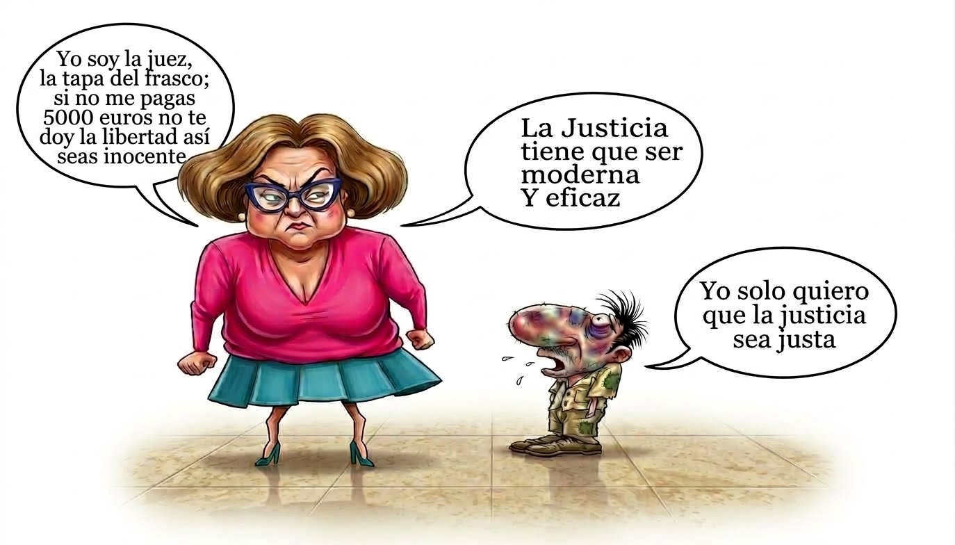 Yo soy la jueza y te condeno por ser hombre, no me importa si eres inocente