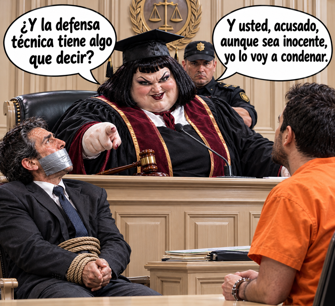 La juez, la tapa del frasco: soberbia, corrupción y delirios de grandeza en la justicia penal
