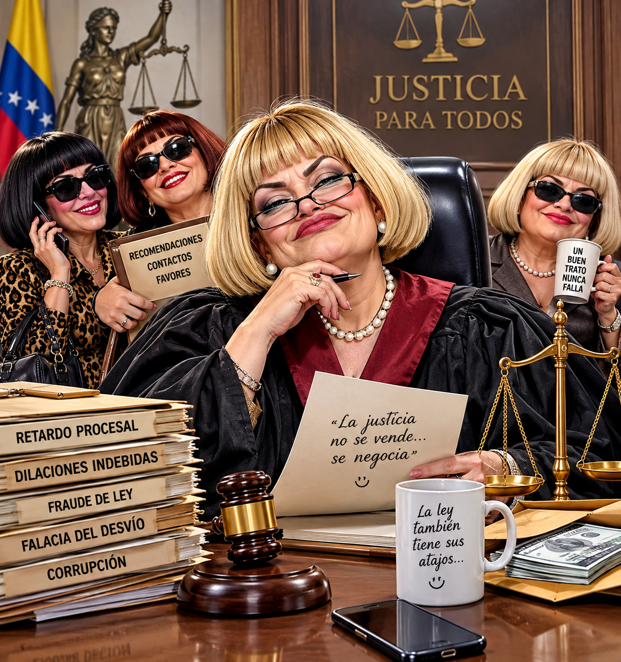 Las confesiones de una jueza corrupta
