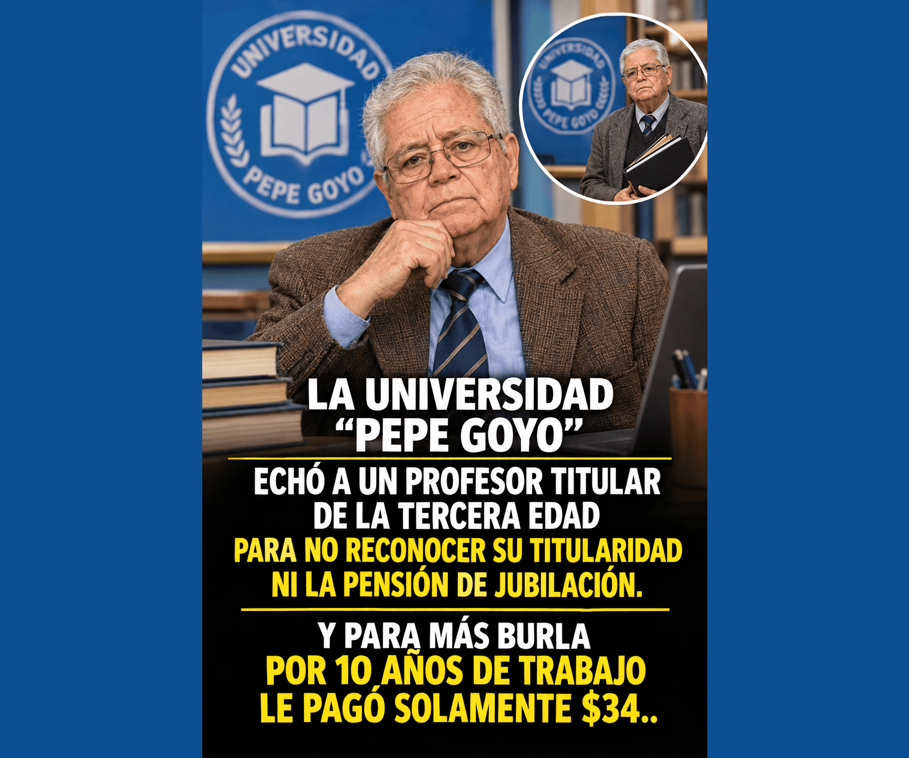 La universidad de la vergüenza: profesores despojados, propietarios soberbios y cuentas pendientes ante Dios
